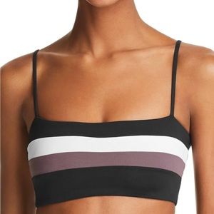Striped bikini top size L, by L* Space